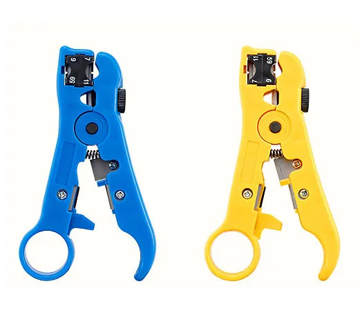 Multifunction RG59 RG6 RG7 and RG11 STP UTP Network Coaxial Cable Stripper