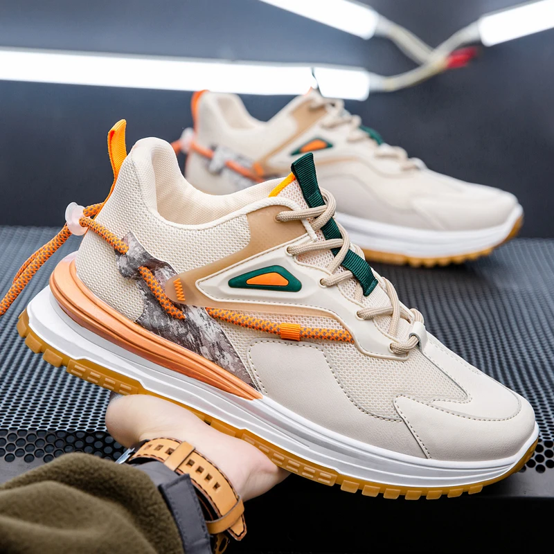 Men Casual Shoes Light Suede Leather fashion Sneakers Male Trainers Tenis Masculino Footwear Breathable Basket Chaussures Hommes