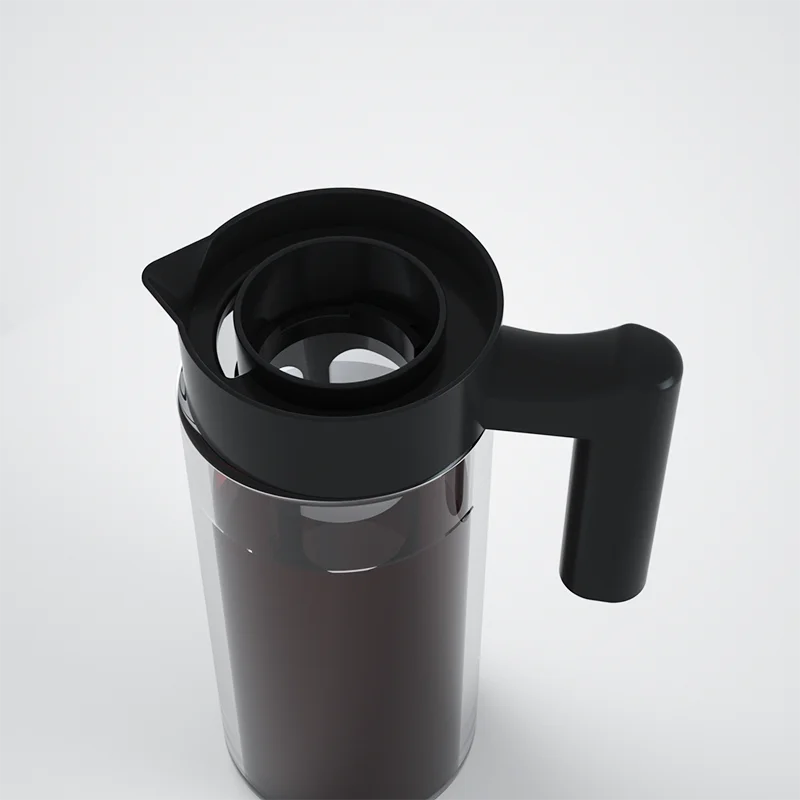 Pour Over Glass Ice Cold Glass Cold Brew Coffee Bottle Portable Coffee Maker Drip Tower For Iced Coffee