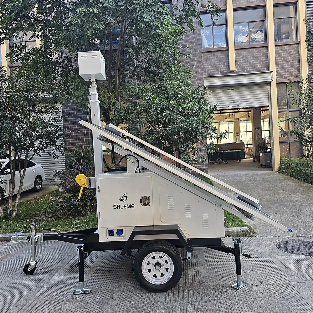 Customized 23ft PTZ & Camera Trailer-Mounted Camera Tower Manufacturer & Supply