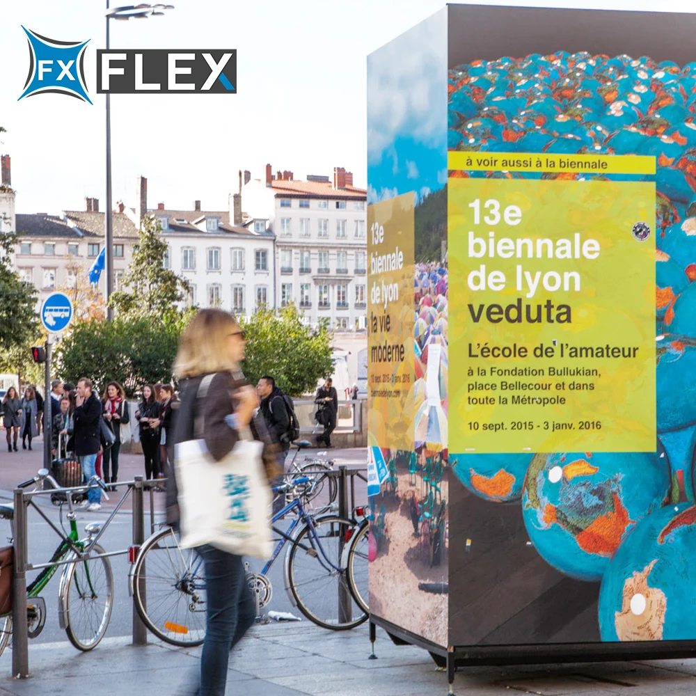 FLFX UV/Latex PVC Free Frontlit Flex Textile Banner Fabric Suppliers Printable Materials