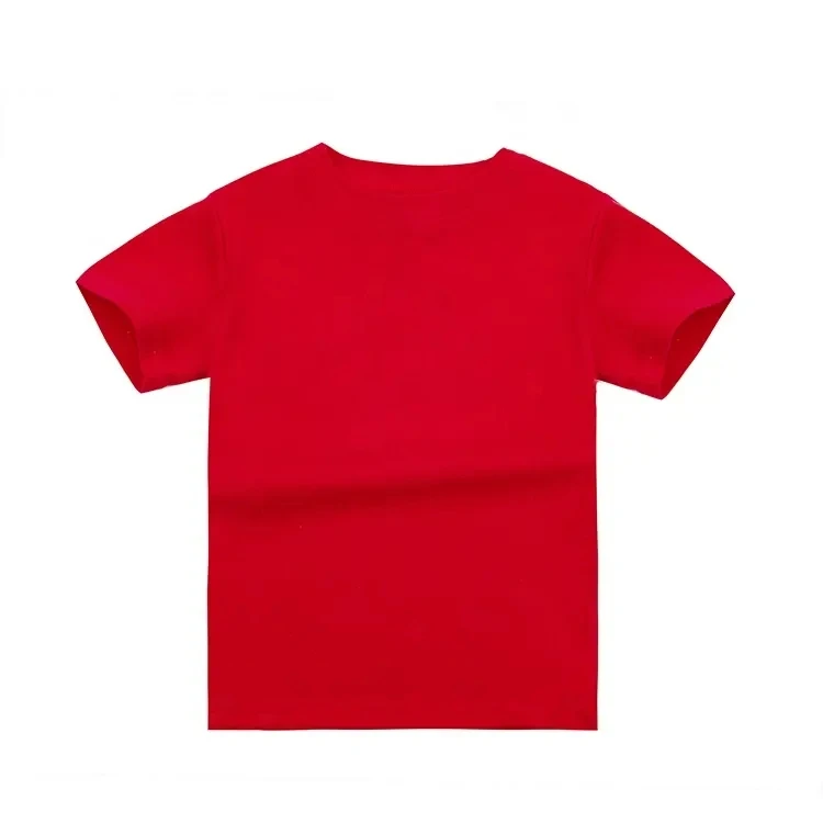 2024 wholesale custom print cotton Children kids t shirt blank kids clothing children girl T shirts cotton shirts for kids