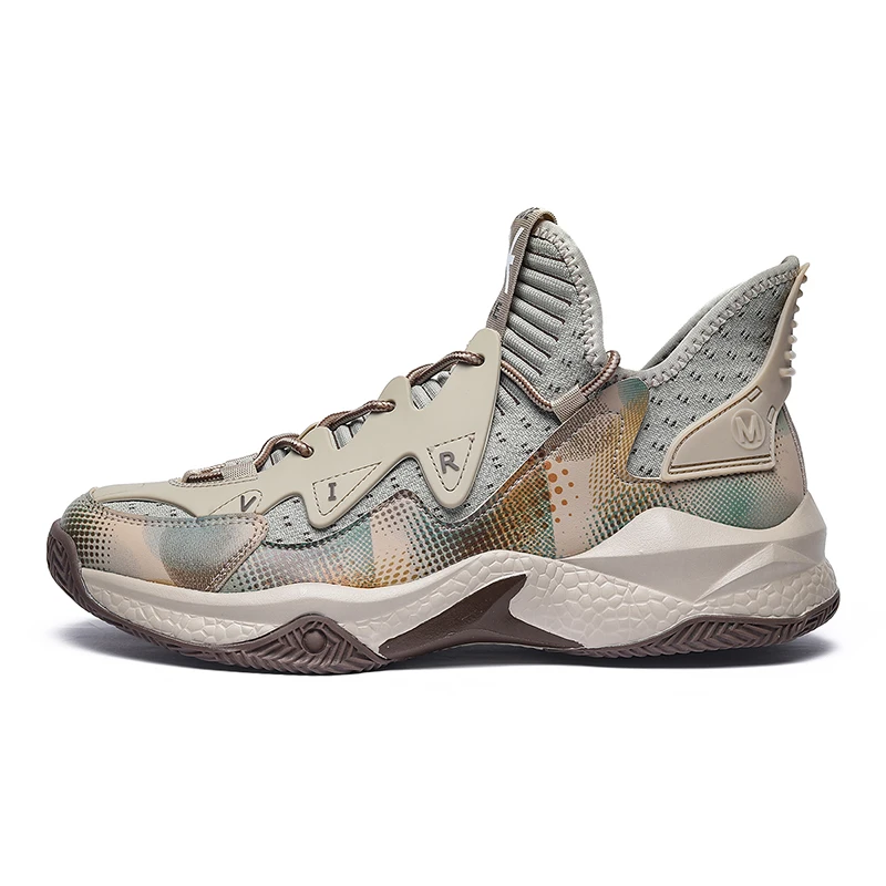 OEM Brand Logo Custom Breathable Plus Size US 13 EU 47 Man Sports Sneakers High Quality Professional Basketball Shoes for Men