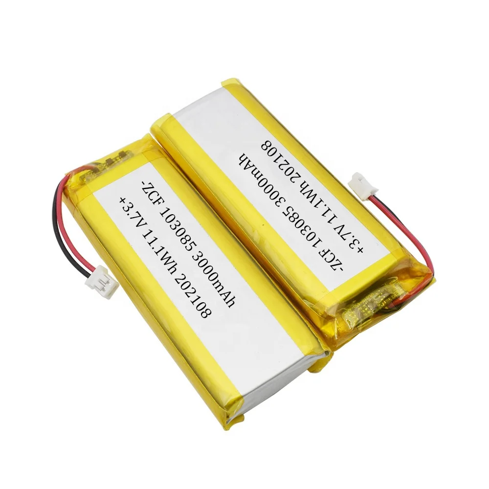 ZCF 103085 3 7 V 3000 мА/ч 11.1Wh на плоской подошве литий-полимерный аккумулятор для планшета