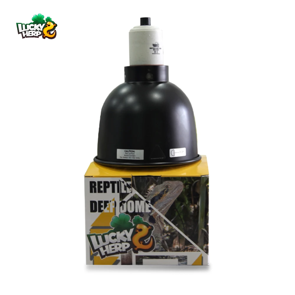 Reptile UVA/UVB/Heating Lamp/Solar Basking Bulb Lampshade Halogen Lamp Protector for Reptiles