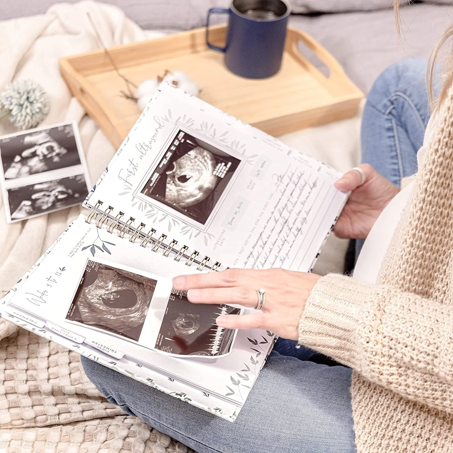 Custom Printing Pregnancy Journal Weekly Monthly Pregnancy Planner  Memory Book for Expecting Moms