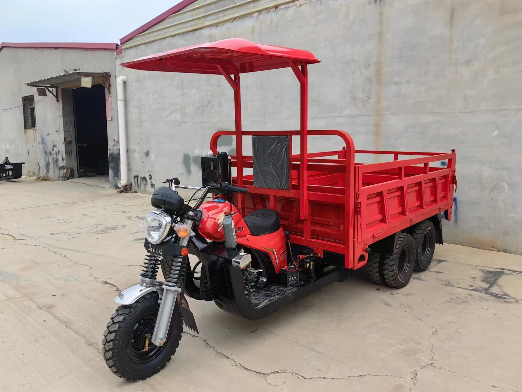 Двухосный 9-колесный грузовой трехколесный велосипед/250CC двойной задний мост девятиколесный мотоциклетный Самосвал Грузовой велосипед