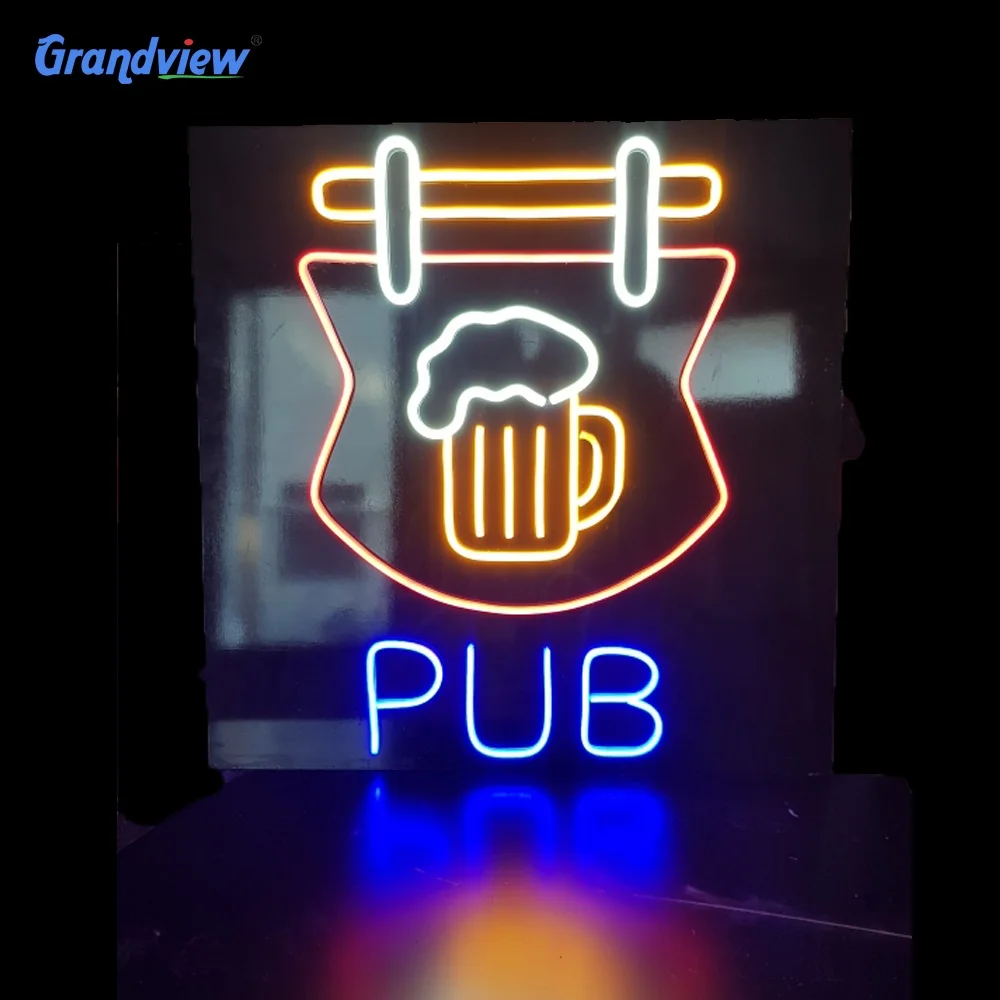 OEM Custom LED Neon retractable sign Bendable neon wall LED lighting and circuit design DC 12V