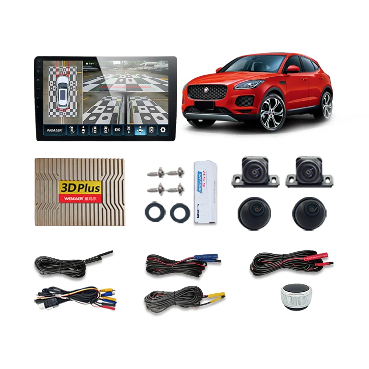 Wemaer OEM HD 3D Panoramic 360 Car Monitoring Camera Car 360 Degree Bird View Camera System