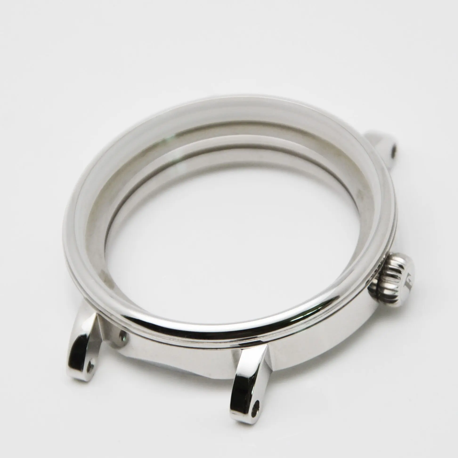 ETA 2824 Case Wrist Watch Parts Custom Size Steel Watch Case Luxury Sapphire Glass 44mm Watch Case