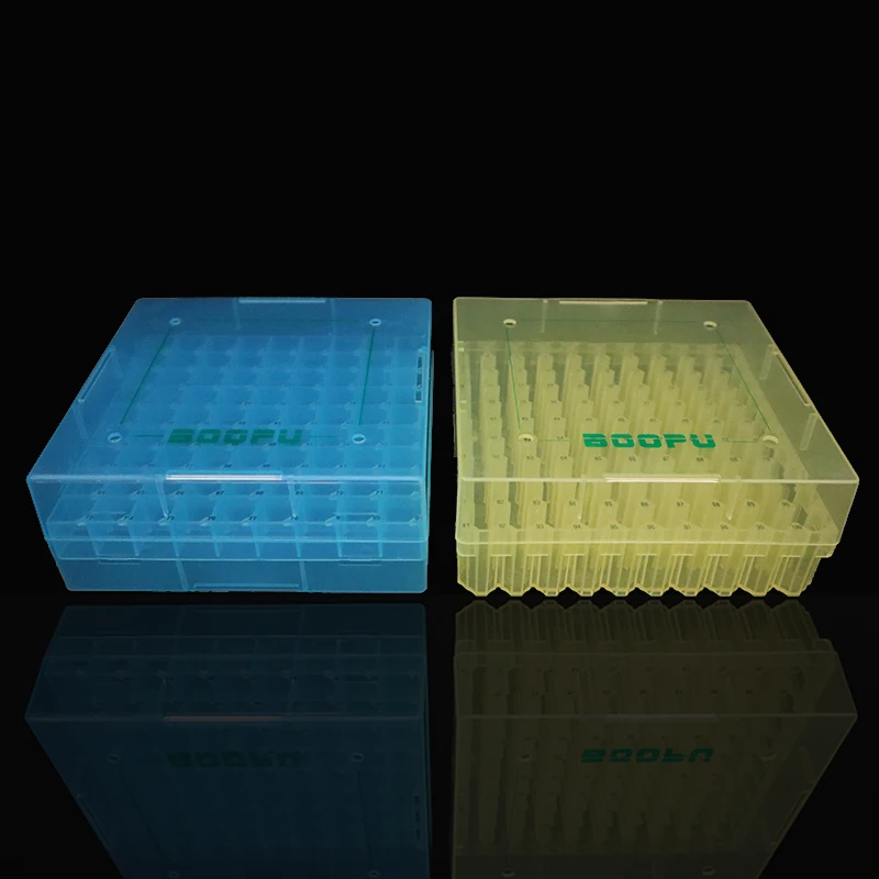 WholesalePlastic Cryobox PC PP Freezing Tube Cryogenic Storage Cryo Vial Box
