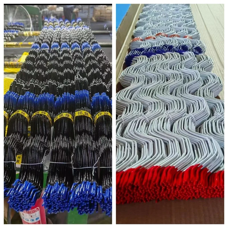 zigzag greenhouse accessories 2.0mm spring used for locking film plastic coating steel wiggle wire