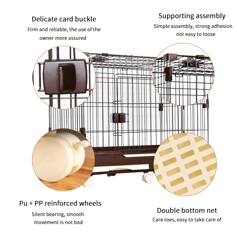 Wholesale high quality a variety of sizes of kennel cheap metal  dog cage jiangsu pet supplies