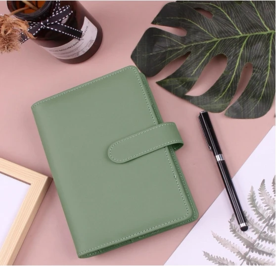 Custom PU Leather Money Saving Binder Personalized Budget Planner for Managing Budgets and Saving Money