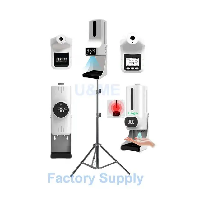 K9 Pro Automatic Touchless soap dispenser K9 pro thermometer with Temperature Measurement