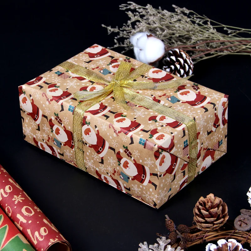 Wrapping Paper Birthday Wrapping Paper Sheets-Recyclable Gift Wrapping Paper Set with Gift Tags & String-Birthday Gift Wrap