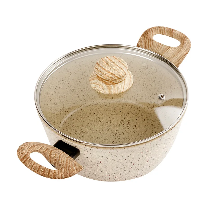 Набор посуды из розового золота с