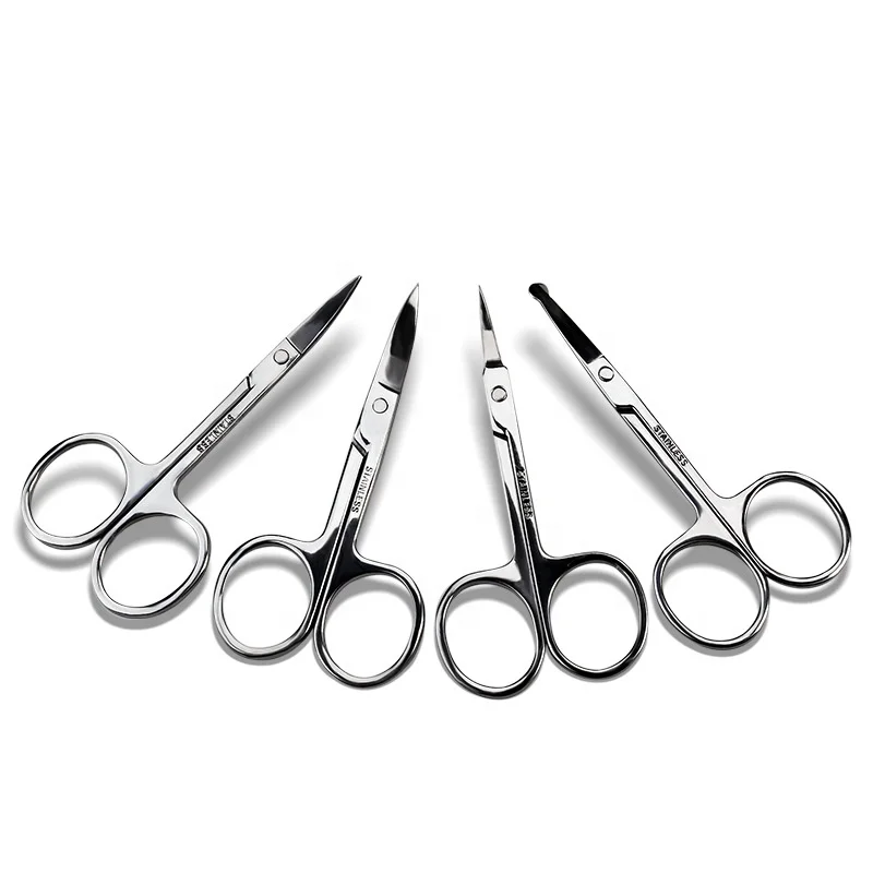 Professional Stainless Steel Beauty Nail Cuticle Cutting Scissor Personal Nail Care Manicure Tool Cuticle Scissors