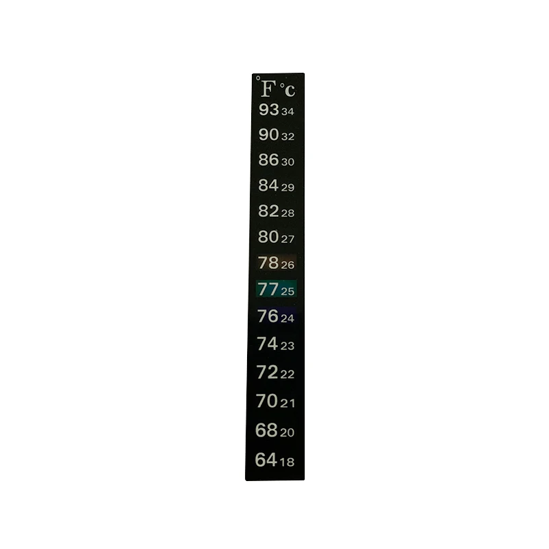 Besting-Selling customized Made Wholesale OEM  Fish Tank Water Temperature Thermometer Sticker