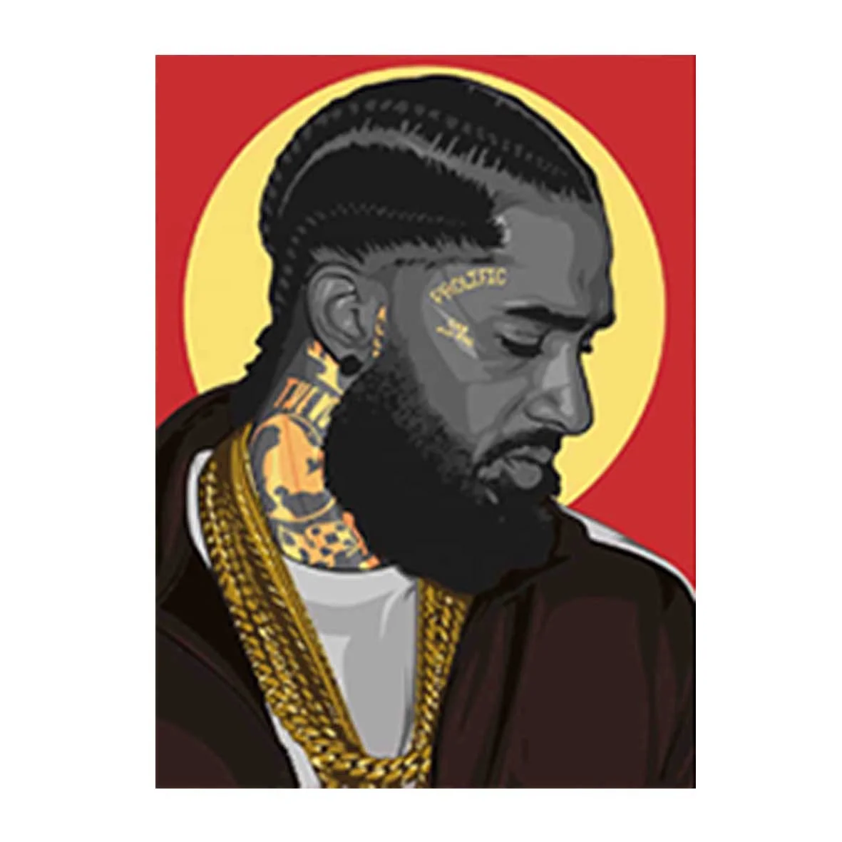 3D picture print wall frame lenticular poster famous Japanese poster lenticular poster