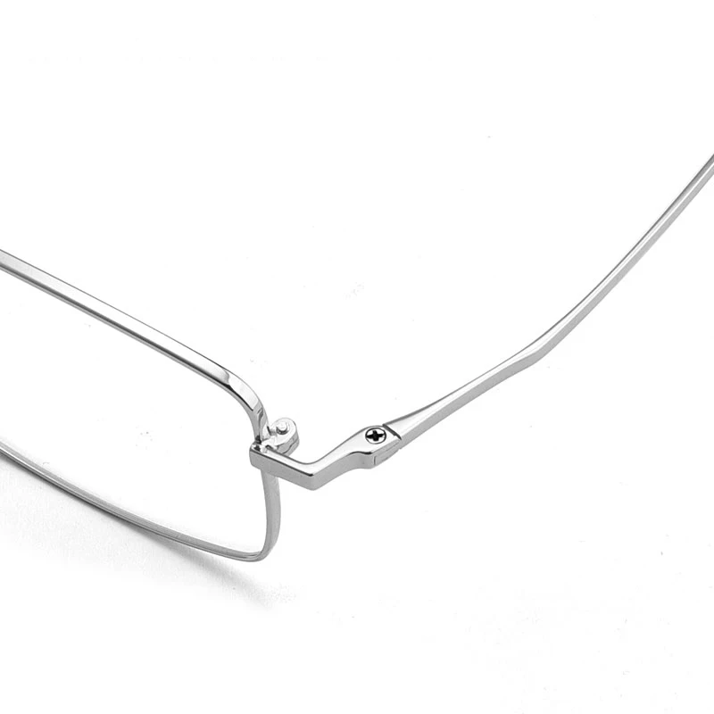 Fengchao Titanium Eyeglasses Frames for Men Solid Optical Glasses with Diamond Face Shape Match for Business and Leisure