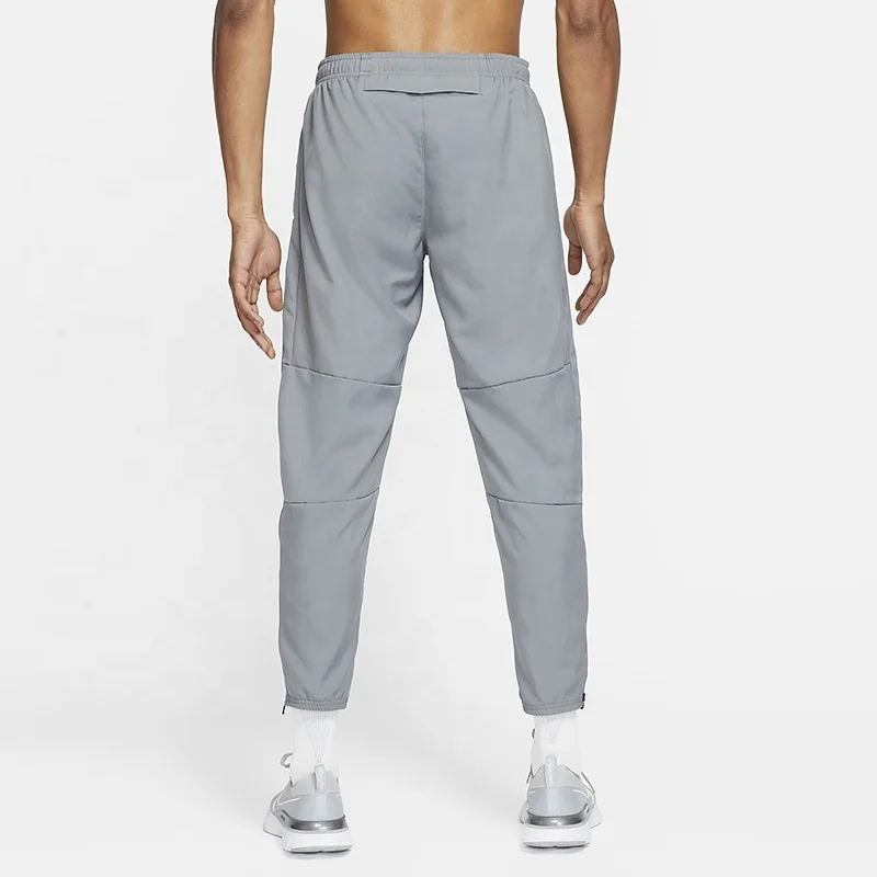 OEM Ultra Thin Breathable Summer Fitness Elastane Waistband Zipper Running Jogging Cheap Wholesale Blank Nylon Jogger Pants