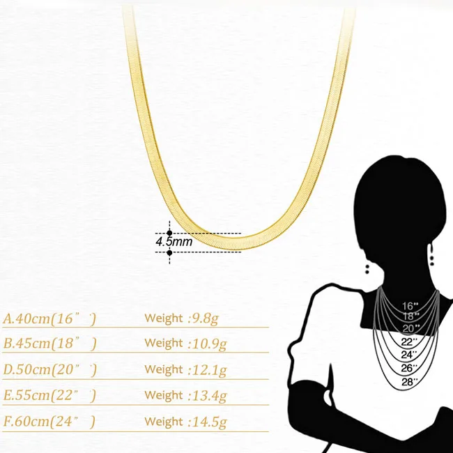 Popular INS 925 Sterling Silver 18K Gold Plated Chunky Snake Chain Bracelet Necklace Jewelry