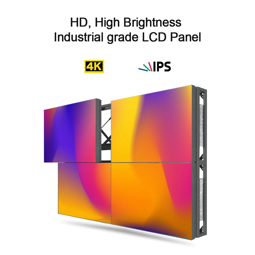 43 inch Structure Standing 3.5mm Narrow Bezel Indoor Splicing Screen LCD Video Wall Advertising display