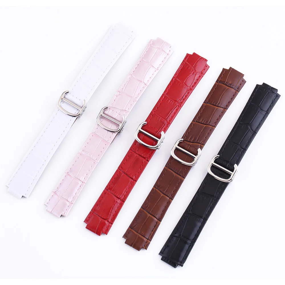 Yunse Hign-End Alligator Skin Luxury Leather Watch Band With Premium Deployment Clasp Watch Strap Replacement For Luxury Watch