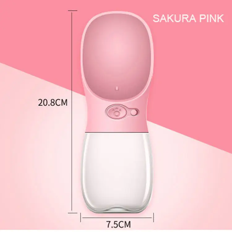 Outdoor Drinking Portable Dog Travel Water Bottle Travel Food Grade Portable Dog Water Bottle