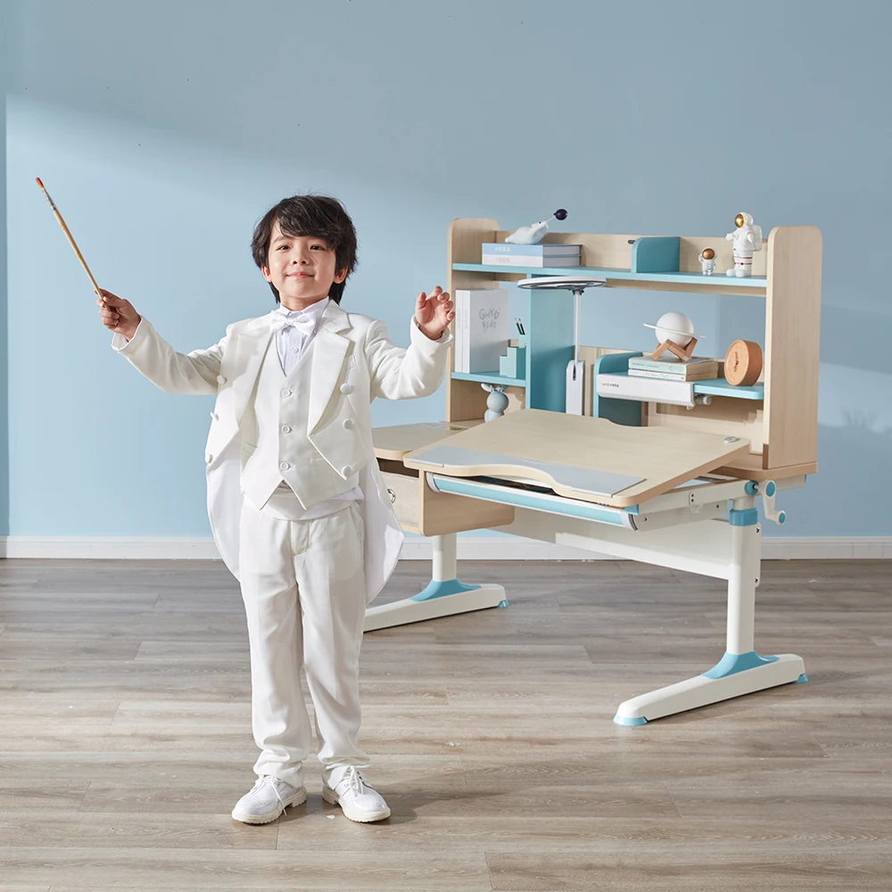 GMYD F120G Kids Furniture Ergonomic Boys Computer Desk Children Study Desk table