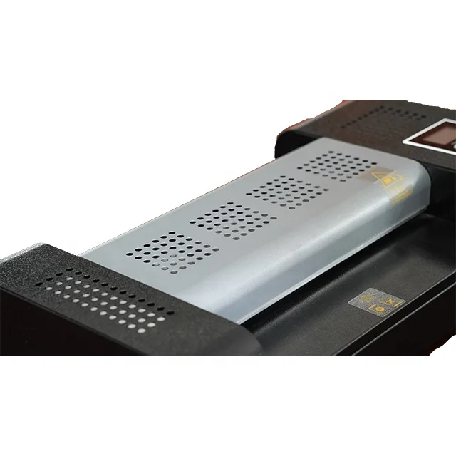 PL600 Professional Factory Direct Sale Manual Film Laminator 6 Rollers 4 Heating Tube Pouch Laminator