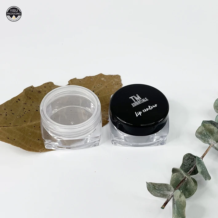 Wholesale 5g 10g 15g plastic cosmetic jar / mini sample jars / skin care products packaging