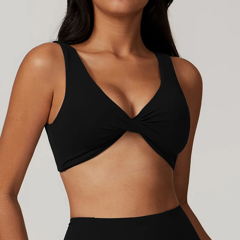 New Naked Back Yoga Bra For External Wearing, Sexy Quick Drying Exercise Fitness Tight Yoga Clothing