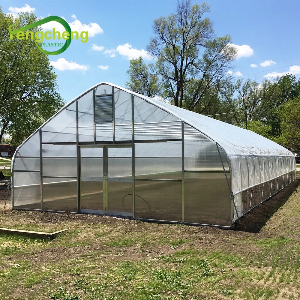 New Style Vegetable Agricultural UV Treated Plastic Film Greenhouse for Sale