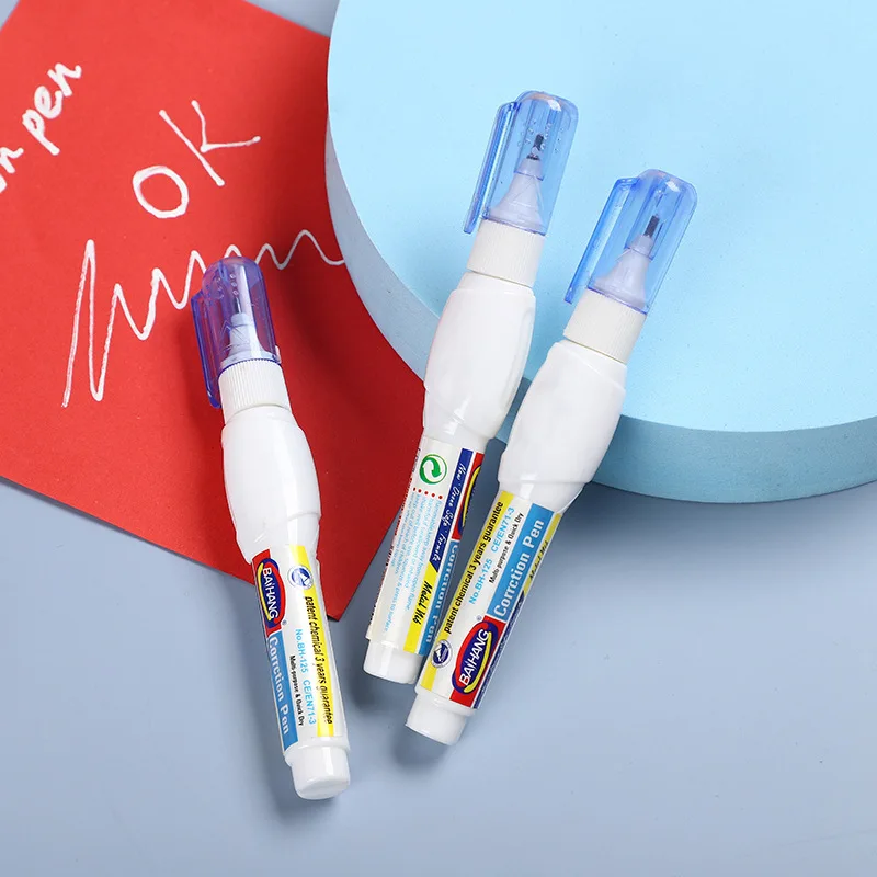 Student Stationery Is Small And Easy To Carry Apply Correction Fluid Cvenly Grip Needle Head Study Office Correction Fluid