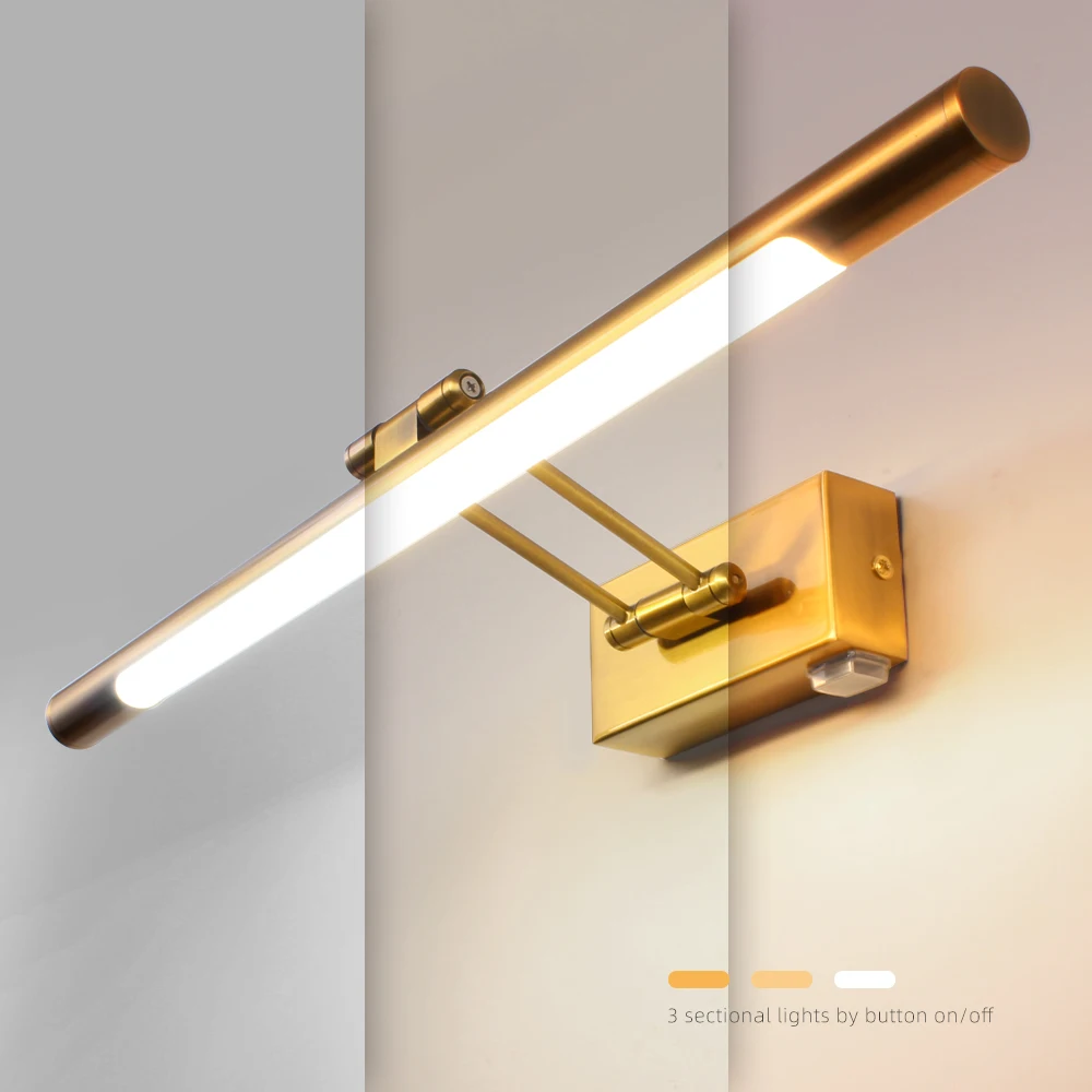 Led Modern Picture Lighting Up Wall Lamp Waterproof Mirror Light LED Modern Bathroom Wall Light