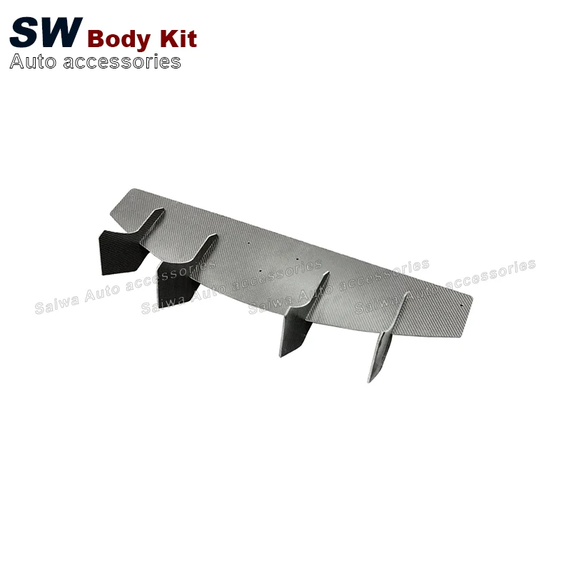 Dry Carbon Fiber MD Style Rear Bumper Lower Spoiler For Ford Mustang Rear Bumper Splitter Lip Diffuser Cover Trim 2018-2022