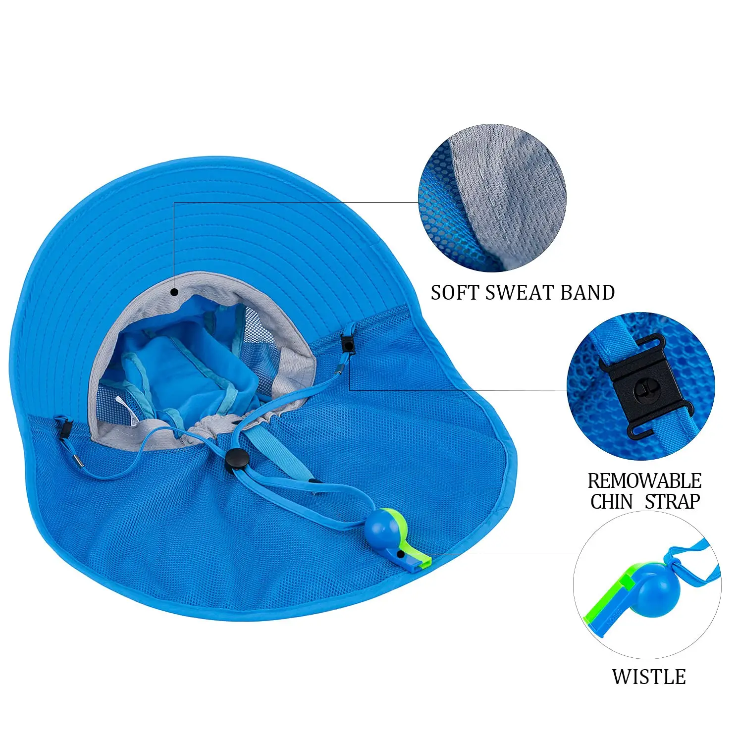 2022 новая детская Солнцезащитная шляпа UPF 50 + для мальчиков и девочек Защитная с широкими полями пляжные