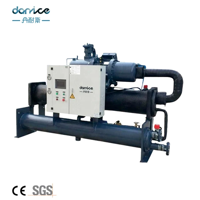 Tunisia Industrial Solenoid Valve Water Cooled Screw Chiller Created in China 2021 Most Cost-effective 40 Ton Chillers HXC 50hp