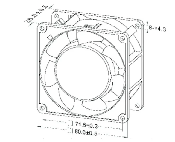 Axial fan cooling  Ac  cooling fan  snowfan 12v 220v 230v 8038  computer fans