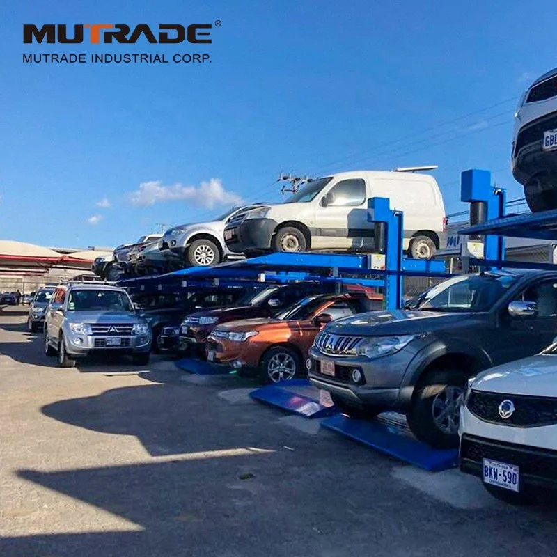 Double Post Vertical Parking Lift Elevator Valet Parking Indoor Outdoor Parking system