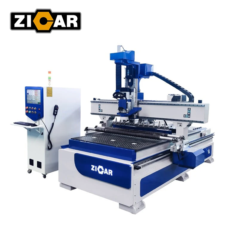 ZICAR generic 5 axis atc 1325 rotary cnc engraving milling cutting machine woodworking for metal wood carving router machinery