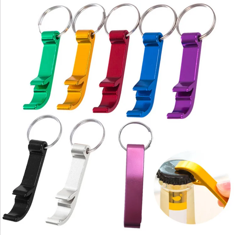 Promotional Mini Bulk Custom Logo Bottle Opener Key Ring