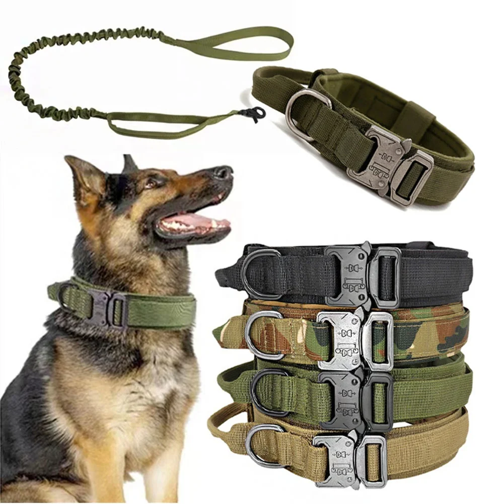 Роскошный боевой собачий ошейник, оптовая продажа персонализированных тактических Ошейников для собак и кошек