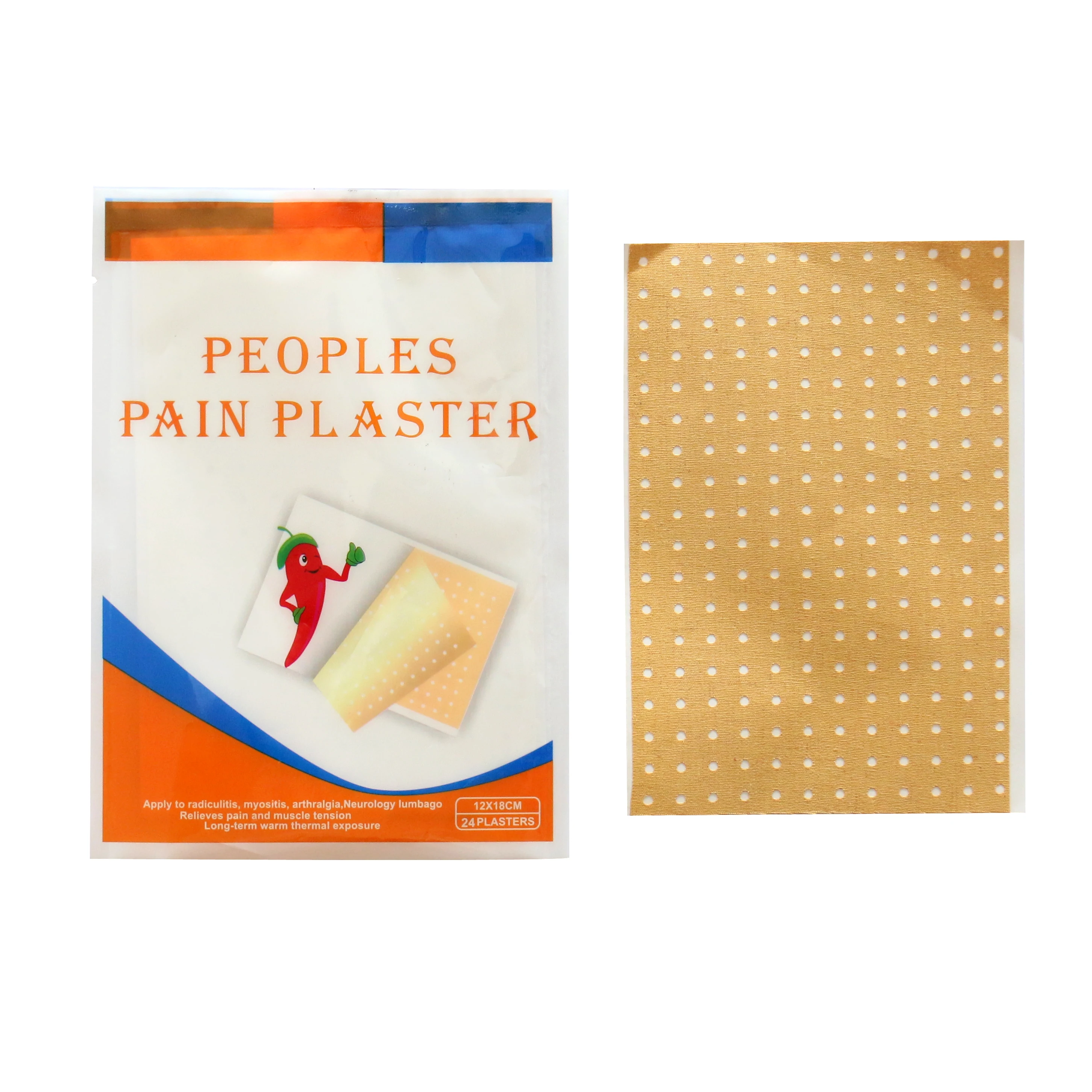 pain relief patch capsicum plaster made from cotton fabric pain relief patch