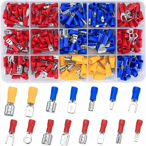 520 PCS Heat Shrink Wire Connectors, Multipurpose Waterproof Electrical Wire Terminals Kit for Automotive Marine Boat Truck