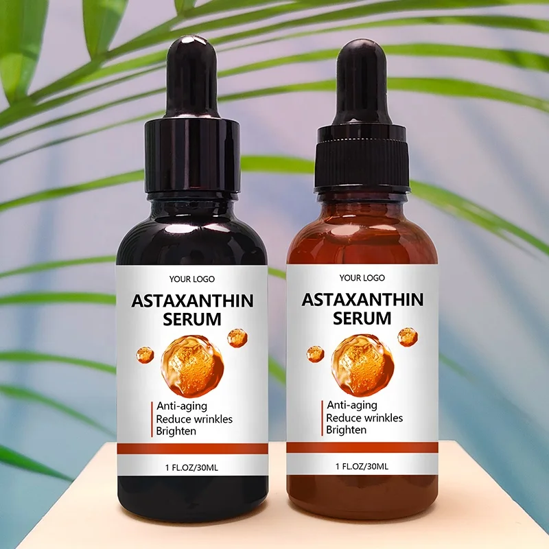 Private label astaxanthin whitening serum Arbutin Face Whitening Dark Spot Removal Serum For Black Skin Serum For Dark Spots