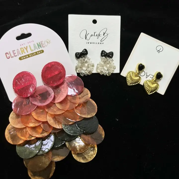 Custom Jewelry Display Cards Jewelry Tags With Logo Necklace Ring Earrings Packaging Card Hanging Labels Cards