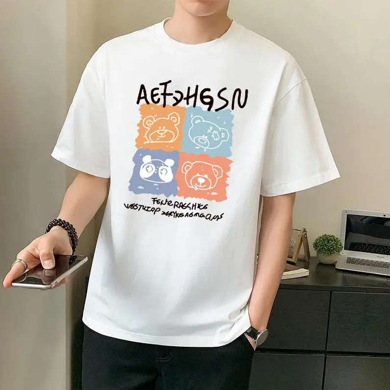 T Shirt Custom T Shirt Printing Blank T-Shirt Printing Blank Oem Tye Cotton T-shirt For Men